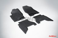 Автомобильные чехлы на Резиновые коврики Сетка для Nissan Pathfinder III 2004-2014