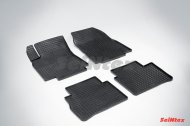 Автомобильные чехлы на Резиновые коврики Сетка для Nissan Tiida 2007-2015