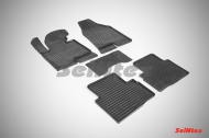 Автомобильные чехлы на Резиновые коврики Сетка для KIA Sportage 2010-2015