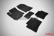 Автомобильные чехлы на Резиновые коврики Сетка для KIA Rio III 2011-2017