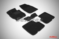 Автомобильные чехлы на 3D коврики для Nissan Almera IV 2013-н.в.