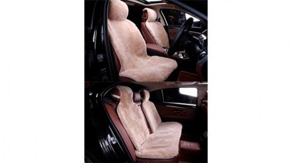 Комплекты меховых накидок на весь салон автомобиля короткий ворс Австралия фото