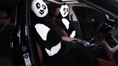 Накидки из натурального меха Панда фото