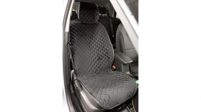 Накидки на автомобильные сиденья Velur Romb комплект из 2 шт фото