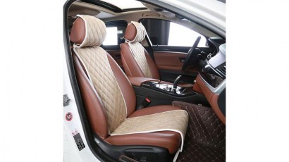Накидки на сиденья из алькантары GT Plus комплект на весь салон фото