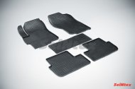 Автомобильные чехлы на Резиновые коврики Сетка для Mitsubishi Lancer X 2007-2015