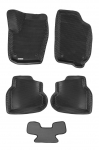 Автомобильные чехлы на 3D коврики Euromat EVA для VOLKSWAGEN Polo SD/HB (2010-2020)