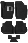 Автомобильные чехлы на 3D коврики Euromat LUX для VOLKSWAGEN Polo SD/HB (2010-2020)
