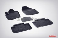 Автомобильные чехлы на Резиновые коврики с высоким бортом для Toyota RAV4 IV 2012-2019